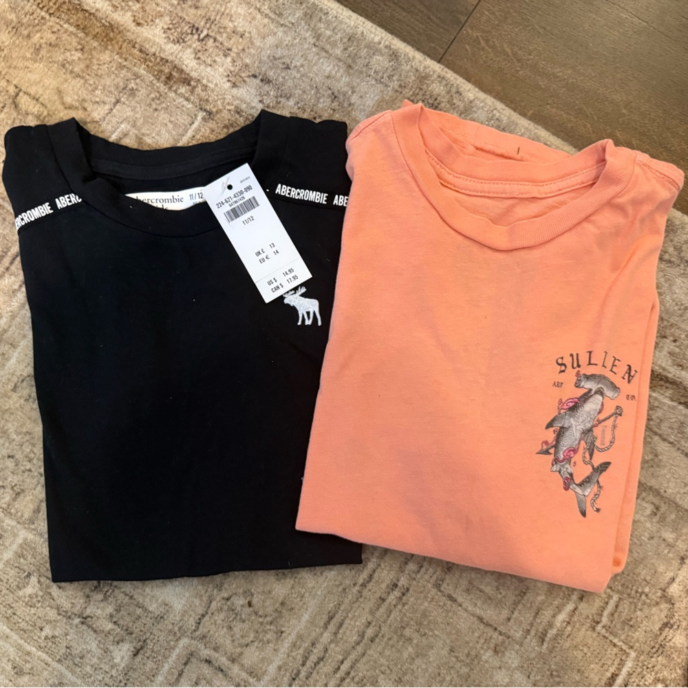 Abercrombie kids Boys shirt set